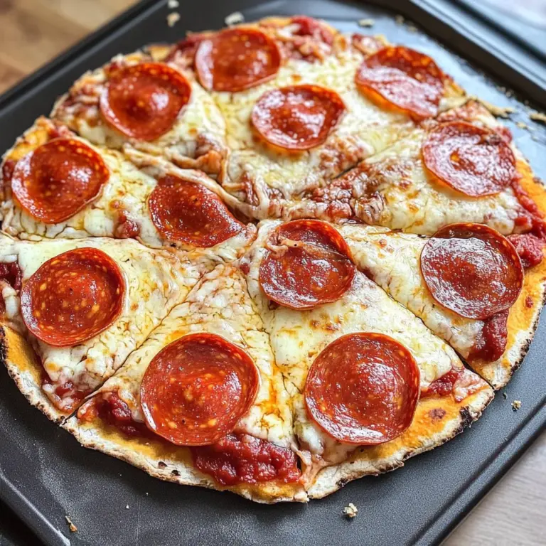 Viral Cottage Cheese Flatbread Pizza