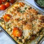 White Bean and Pesto Bake