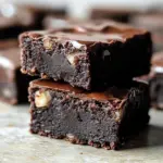 5-Ingredient No-Bake Chocolate Covered Brownies