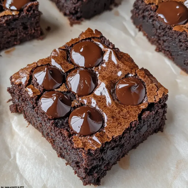 Flourless Greek Yogurt Brownies