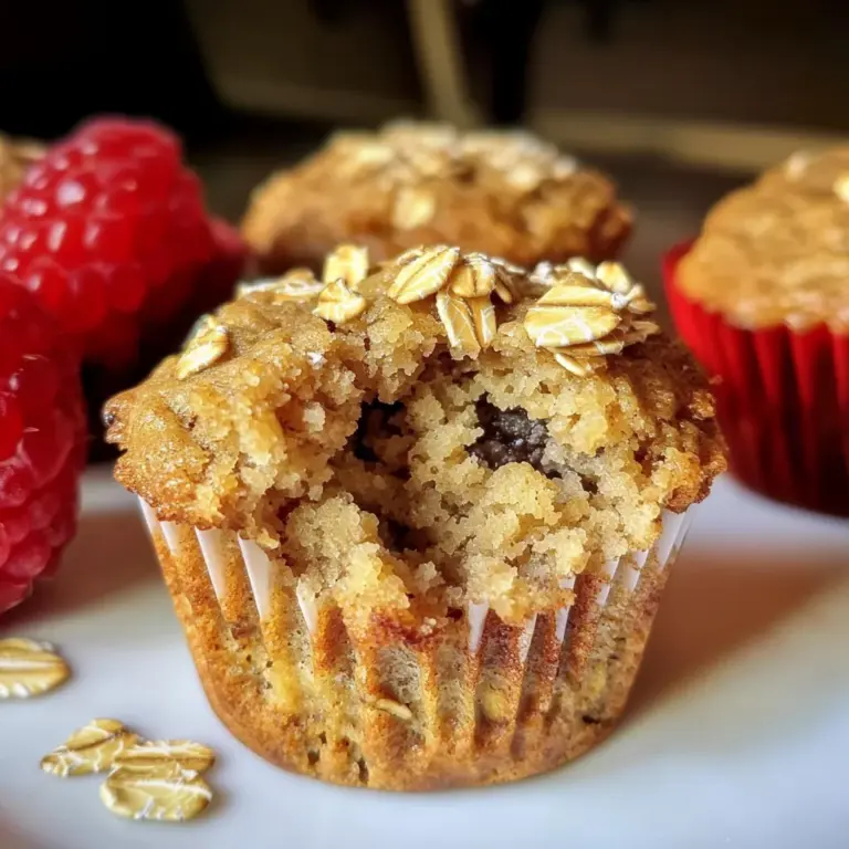 Healthy Banana Oat Muffins Recipe