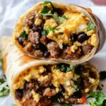 High Protein Breakfast Burritos