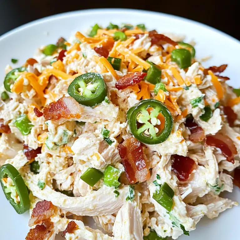KETO JALAPENO POPPER CHICKEN SALAD