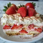 Keto Strawberry Tiramisu