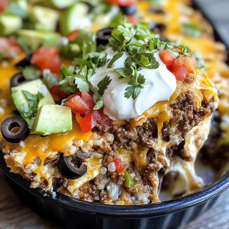Low Carb Taco Casserole Recipe