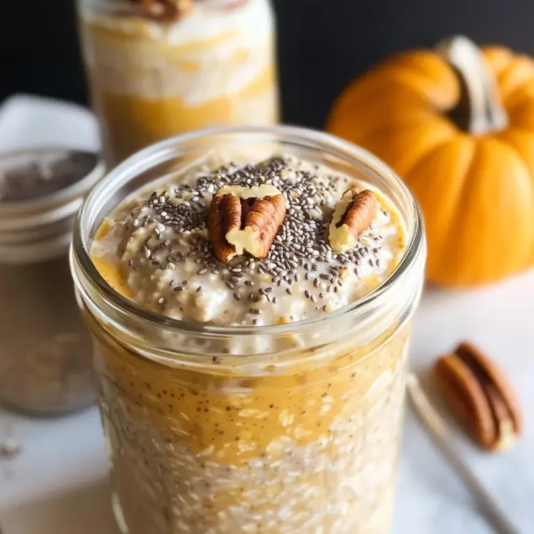 Pumpkin Overnight Oats Recipe