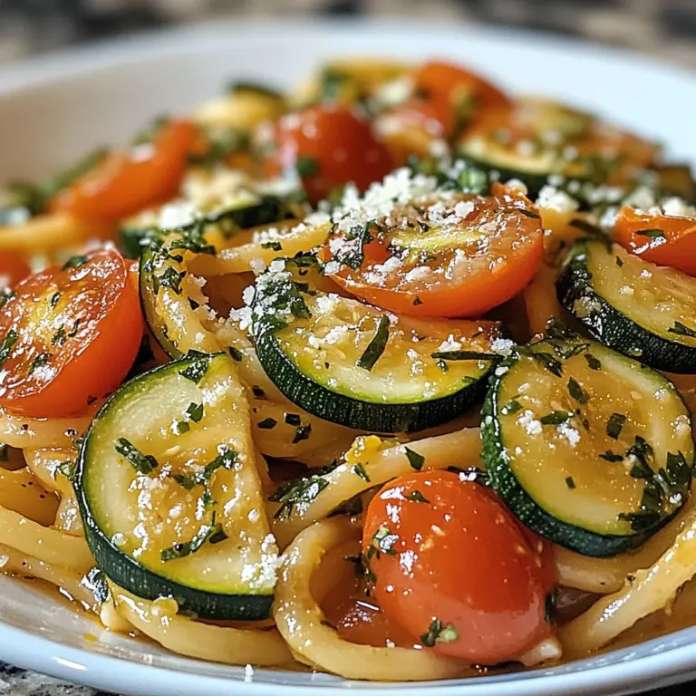 Tomato Zucchini Pasta