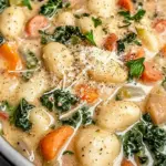 Vegan Chickpea Gnocchi Soup