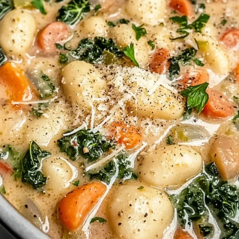 Vegan Chickpea Gnocchi Soup