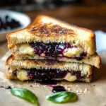 Balsamic Blackberry Brie Grilled Cheese