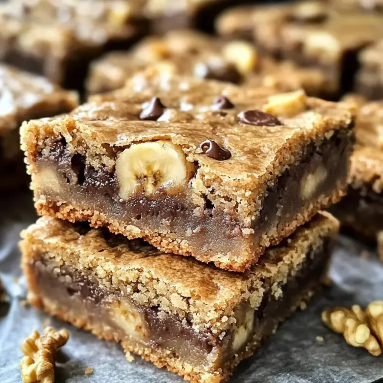 Banana Blondies: 7 Simple Banana Dessert Recipes to Love