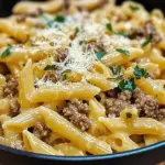 Beef and Garlic Butter Pasta recipe