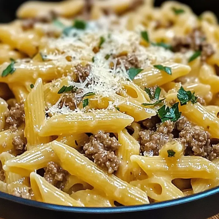 Beef and Garlic Butter Pasta recipe