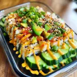 California Roll Cucumber Salad