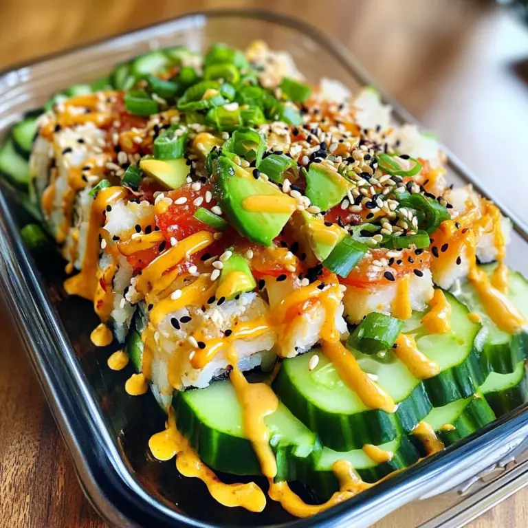 California Roll Cucumber Salad
