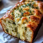 Cheese, Herb & Garlic Quick Bread (No Yeast)