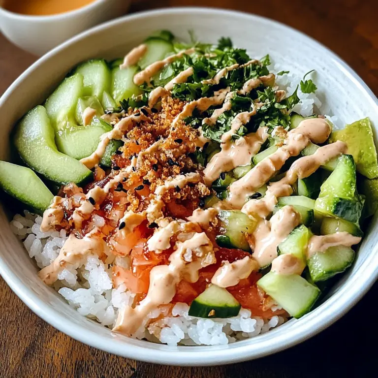 Crunch Roll Sushi Bowl