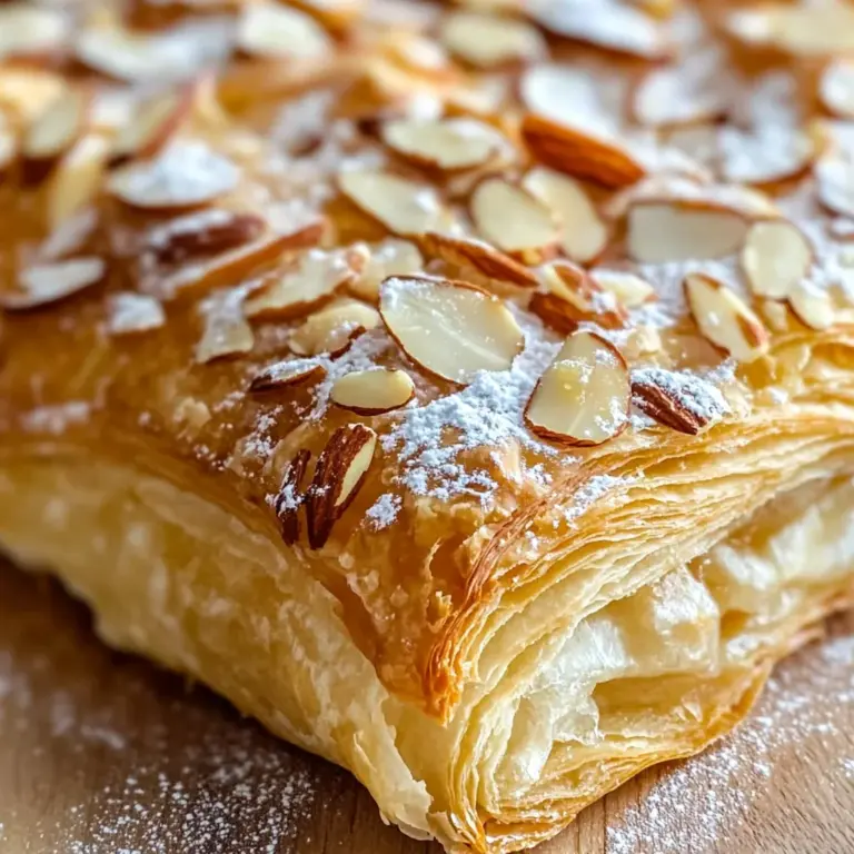 Flaky Sweet Almond Pastry