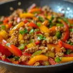 Ground Turkey and Bell Pepper Skillet