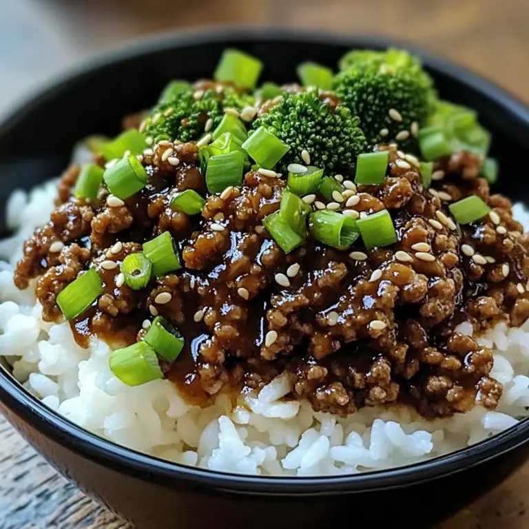 Korean Ground Beef Bowl: An Amazing Ultimate Recipe