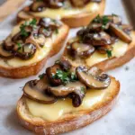 Mushroom & Brie Crostini