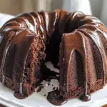 Nanny’s Chocolate Fudge Brownie Cake