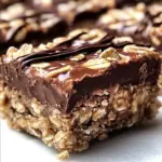 No Bake Chocolate Oatmeal Bars