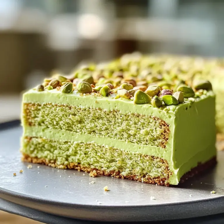 Pistachio Sheet Cake