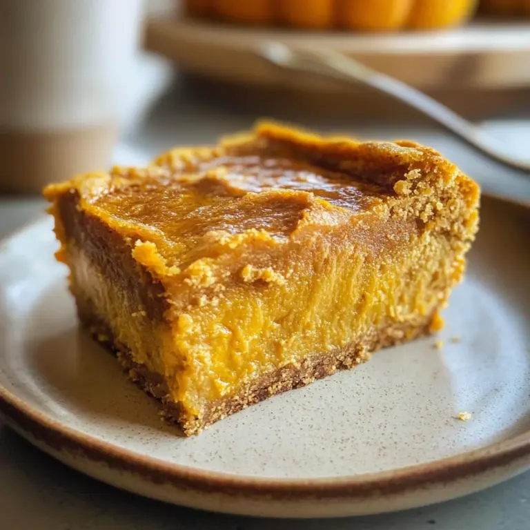 Pumpkin Gooey Butter Cake Recipe