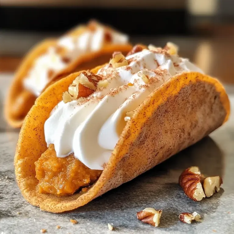 Pumpkin Pie Tacos