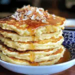 coconut cream pancakes